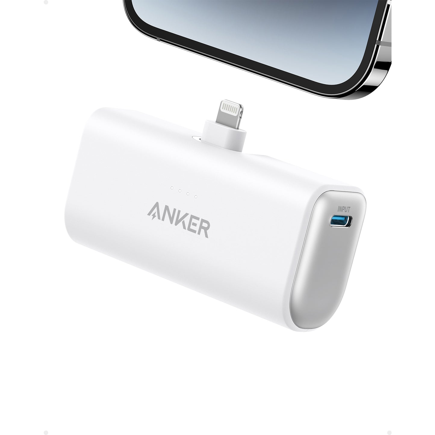 Nano Power Bank (12W, Built-In Lightning Connector)