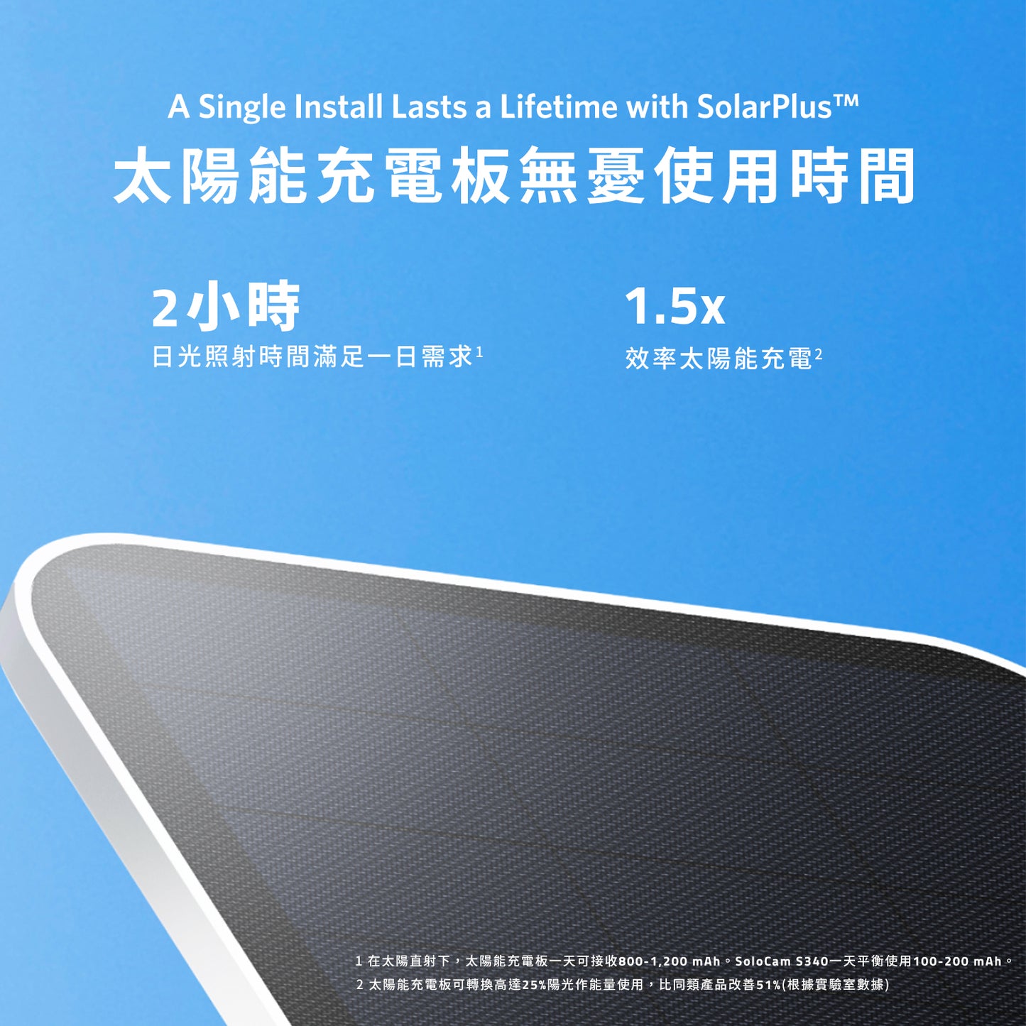 eufy Security SoloCam S340 太陽能充電無線戶外攝影機