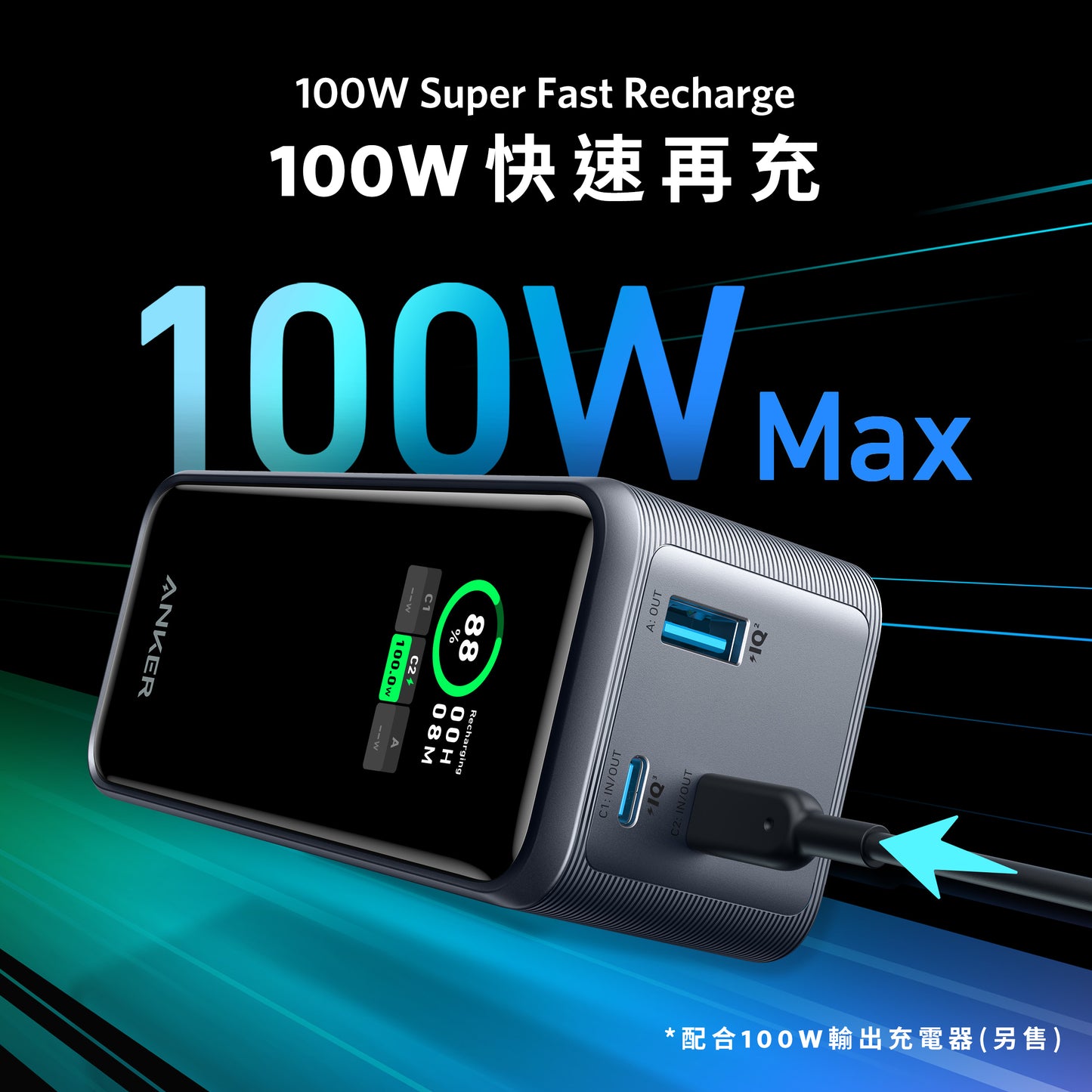 Anker Prime 20,000mAh Power Bank (200W)