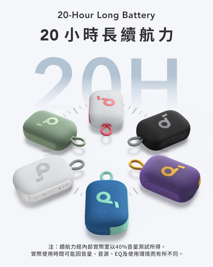 Soundcore Select 4 Go IP67 細小易攜藍牙喇叭