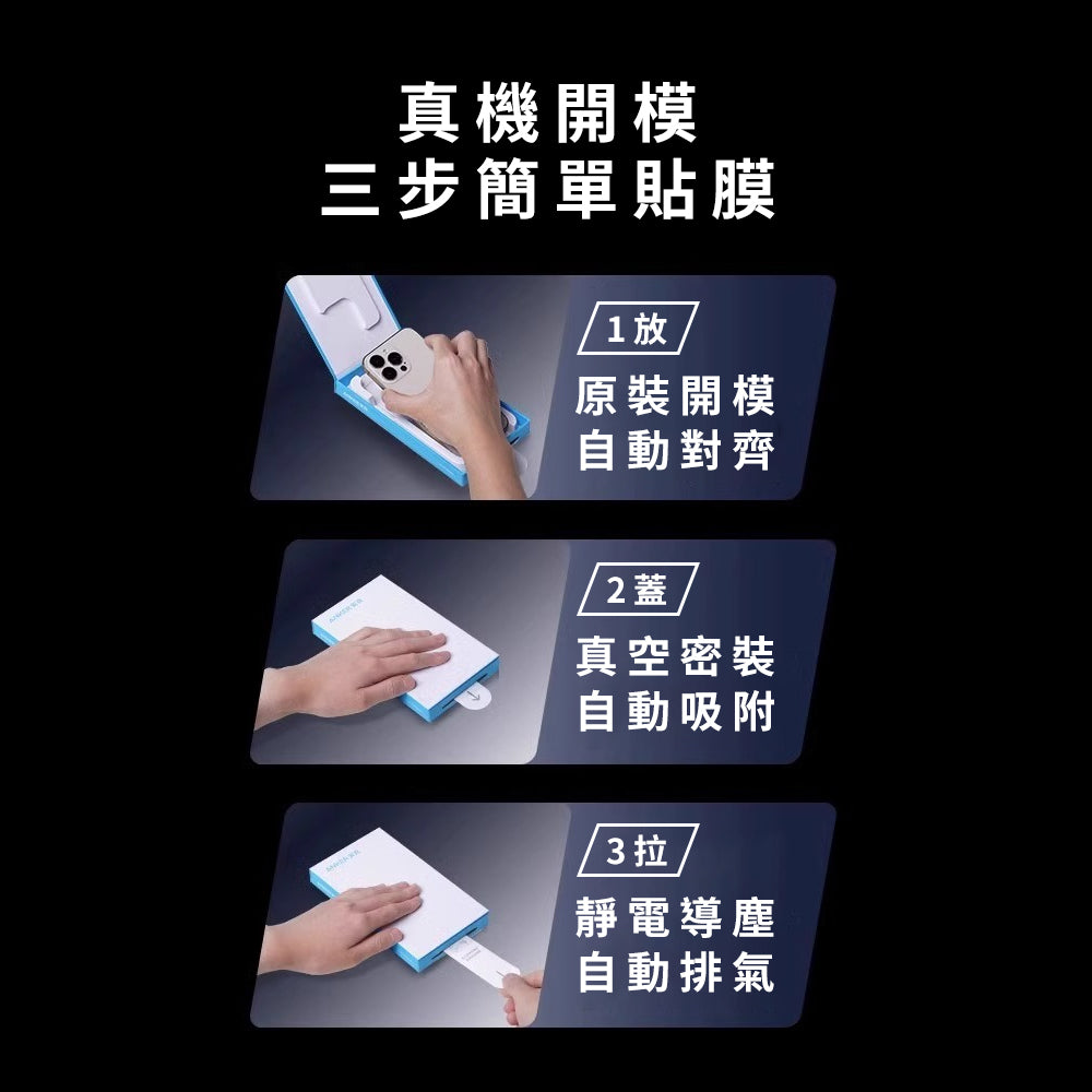 Anker iPhone 15系列 高清手機鋼化保護貼