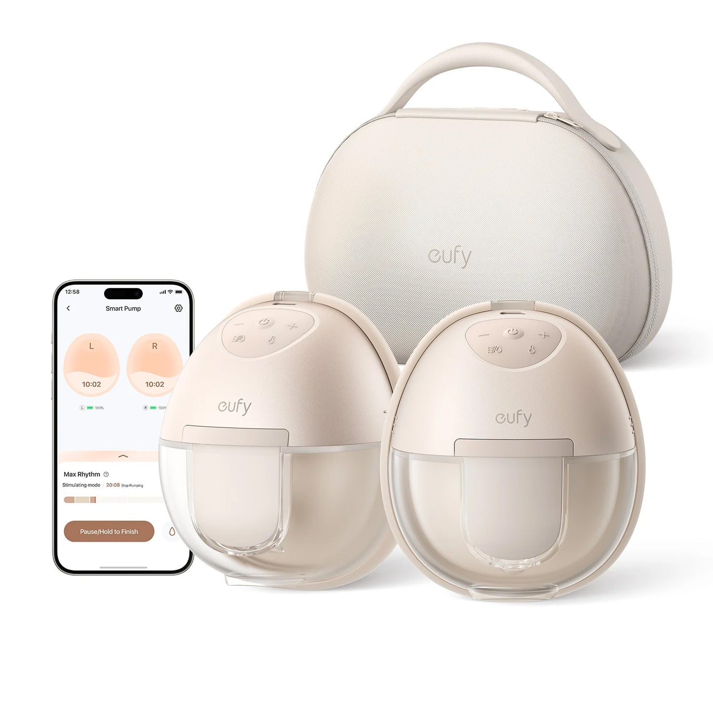 eufy Breast Pump S1 Pro 溫熱穿戴式吸乳器
