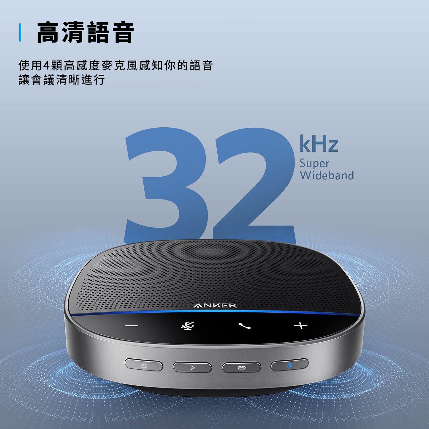 Anker PowerConf S500 藍牙喇叭揚聲器