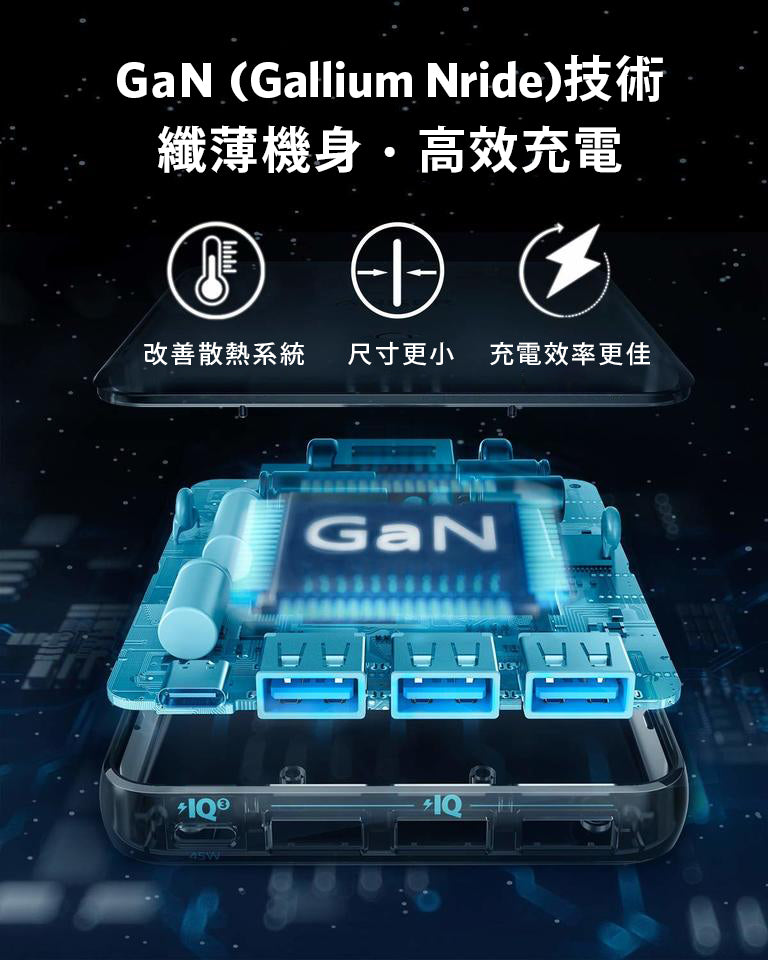 Anker Anker PowerPort Atom III Slim (Four Port) 桌上充電器