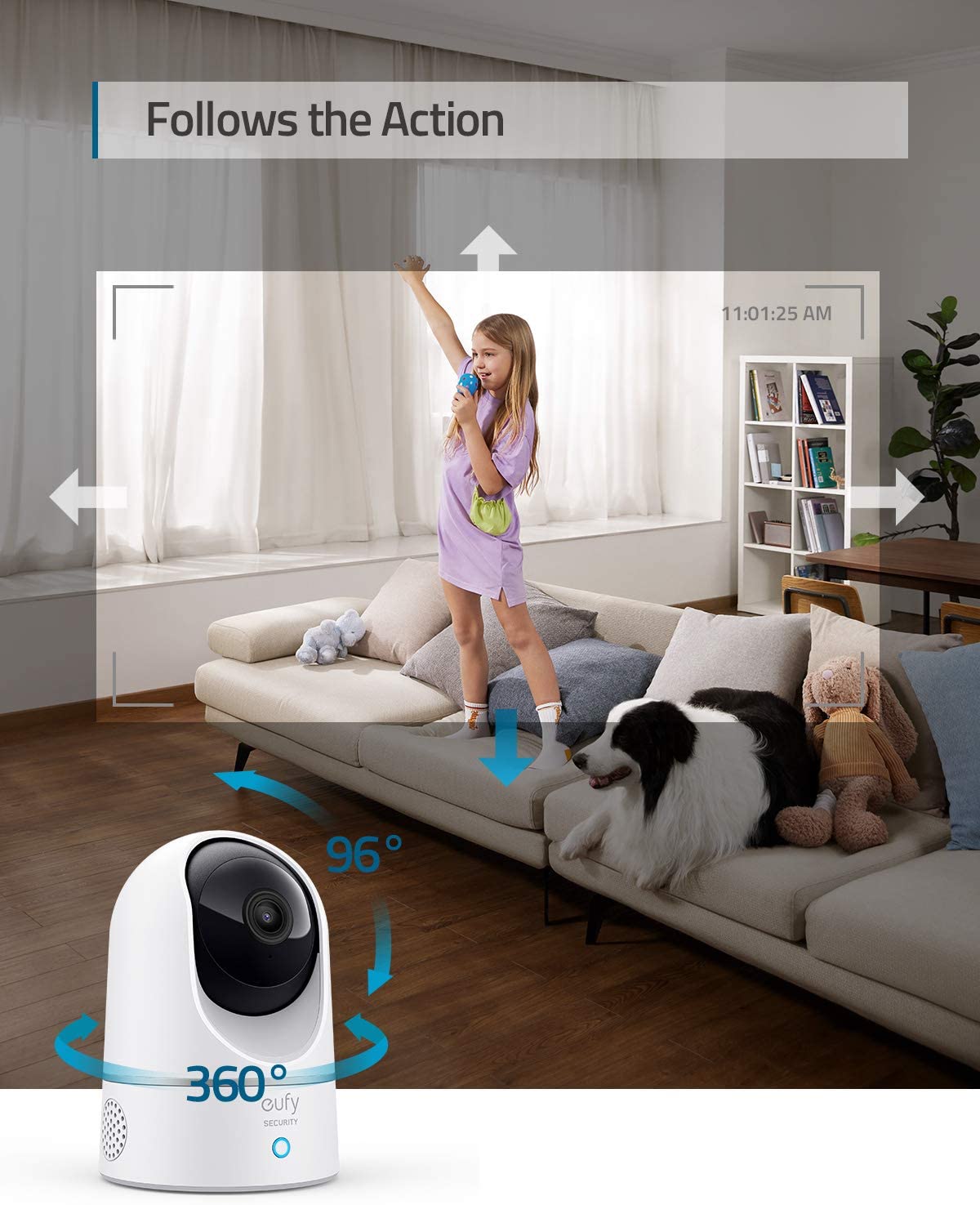 Eufy Indoor Cam 2K Pan & Tilt 智能室內攝影機