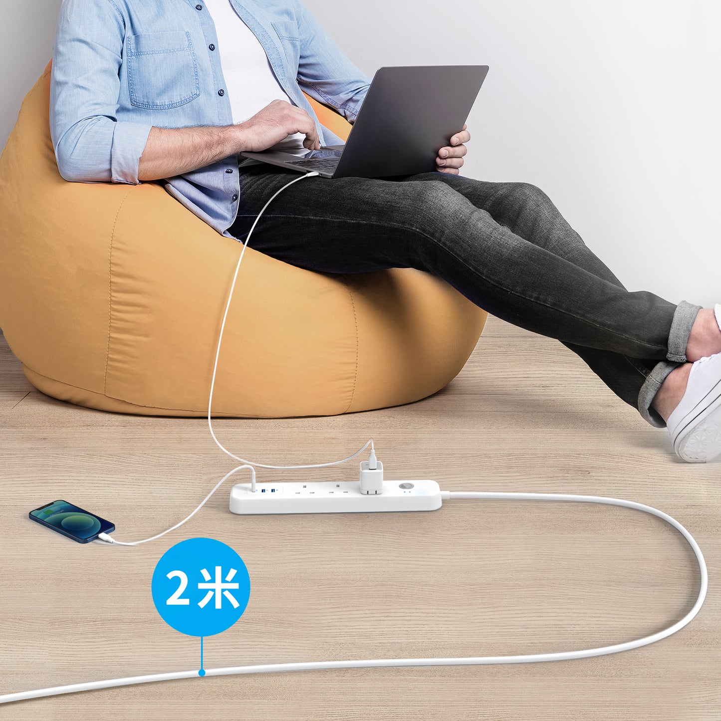 Anker PowerExtend USB-C 3 Strip 3 AC + 3 USB 拖板