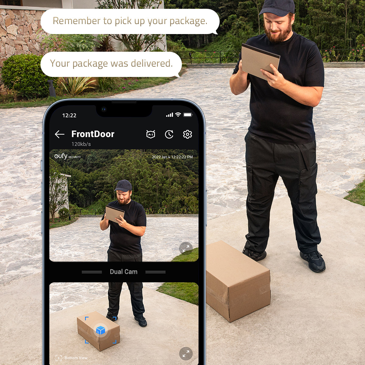 Eufy Video Doorbell Dual 2K無線視像門鈴