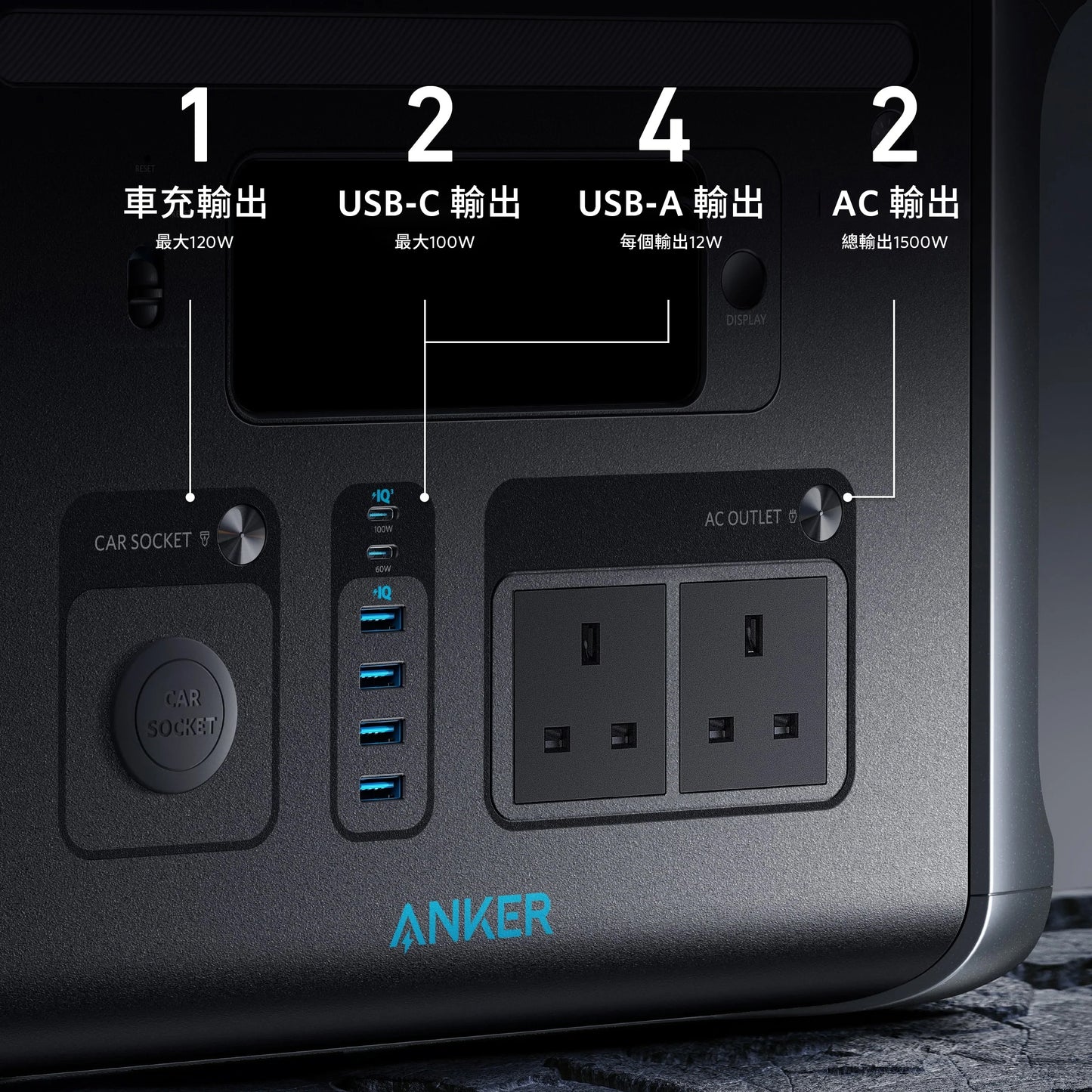 Anker 757 易攜電源 (PowerHouse 1229Wh)