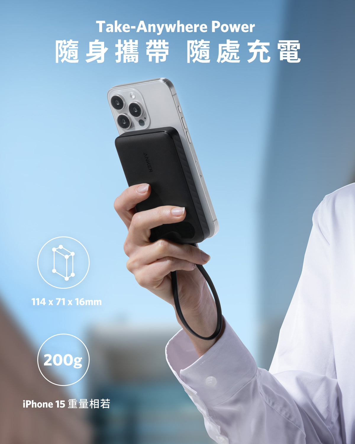 Anker Power Bank (10000mAh, 22.5W) 10,000mAh 行動電源