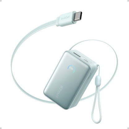 Anker Nano Power Bank (10K, 45W, Built-In Retractable USB-C Cable) 10000mAh 行動電源