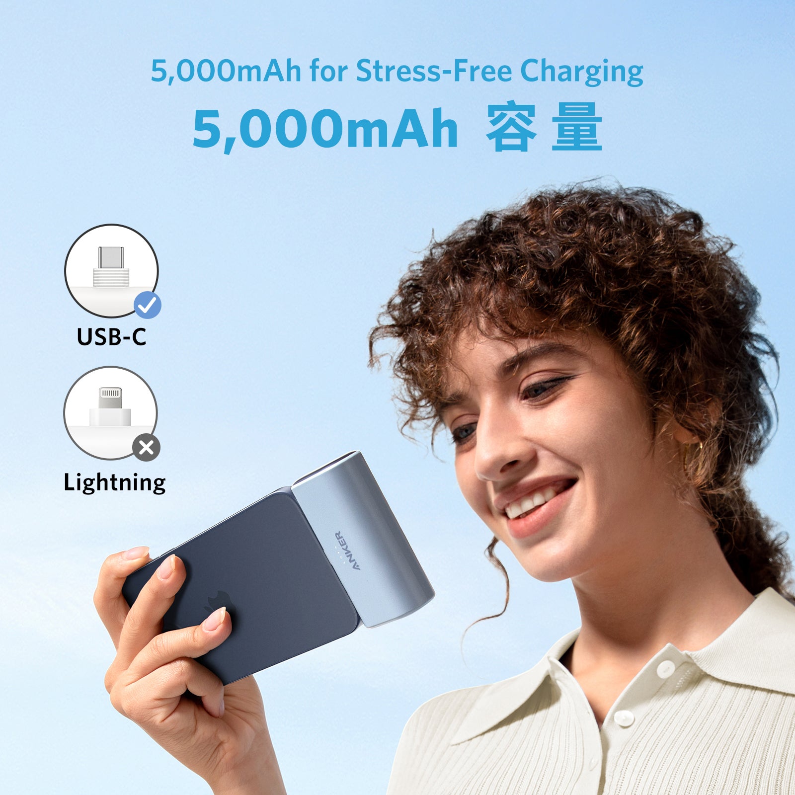 Anker Nano Power Bank (22.5W, Built-In USB-C Connector)