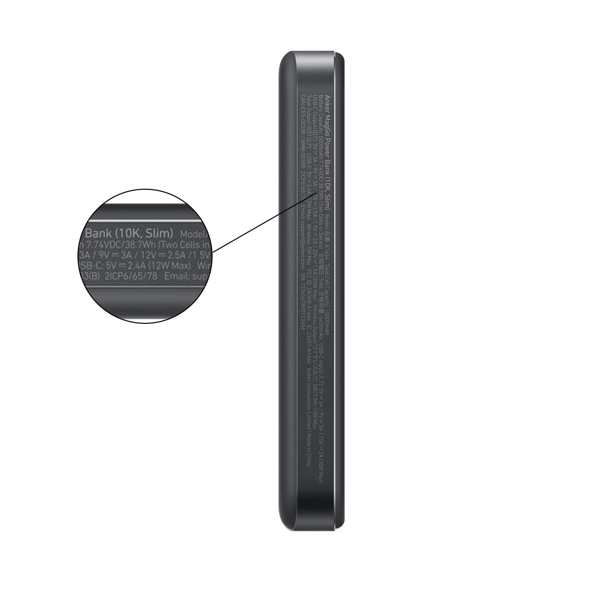 Anker MagGo Power Bank (10K, Slim) Qi2 10,000mAh 無線充電行動電源