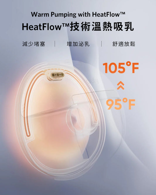 eufy Breast Pump S1 Pro 溫熱穿戴式吸乳器