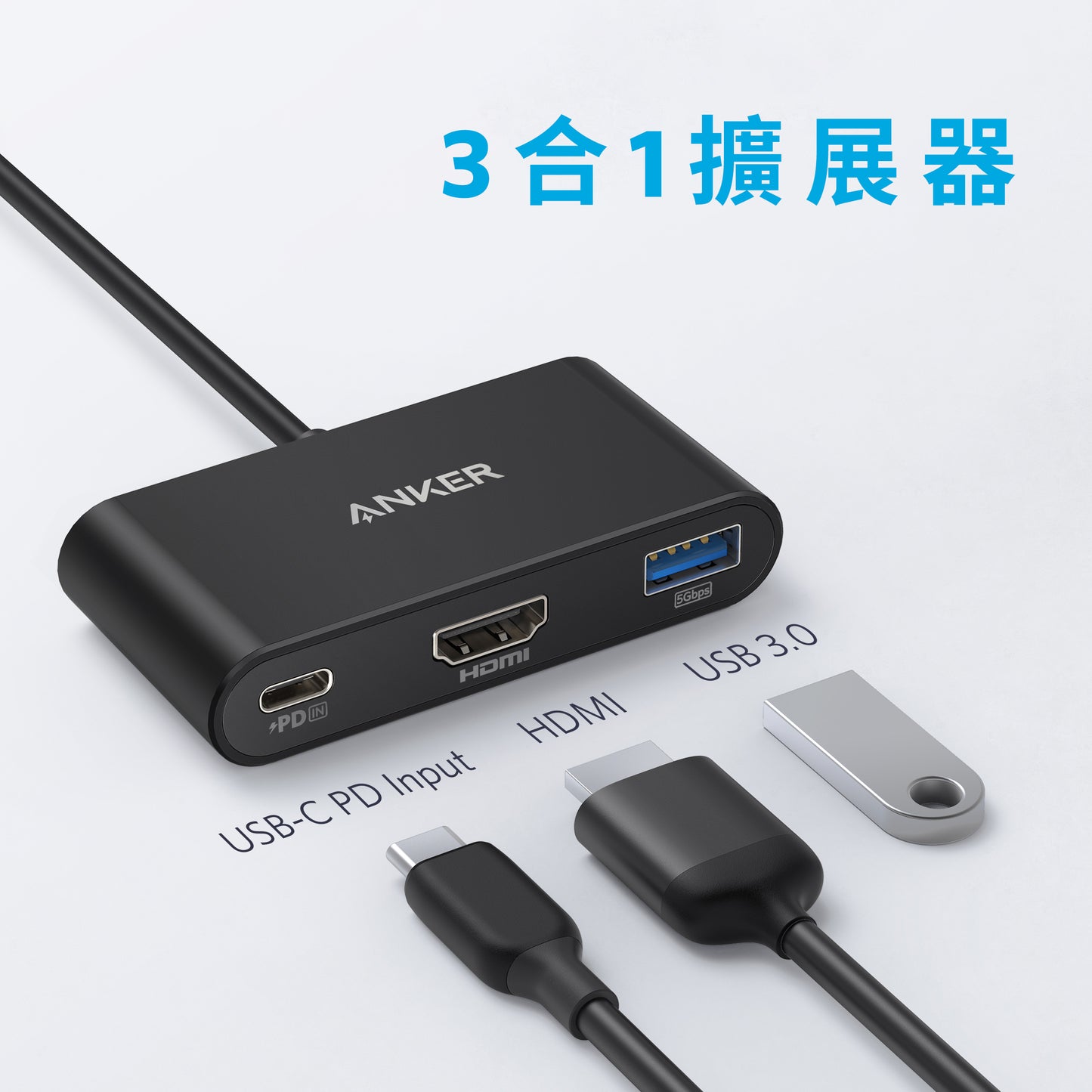 Anker PowerExpand 3-in-1 USB-C PD Hub