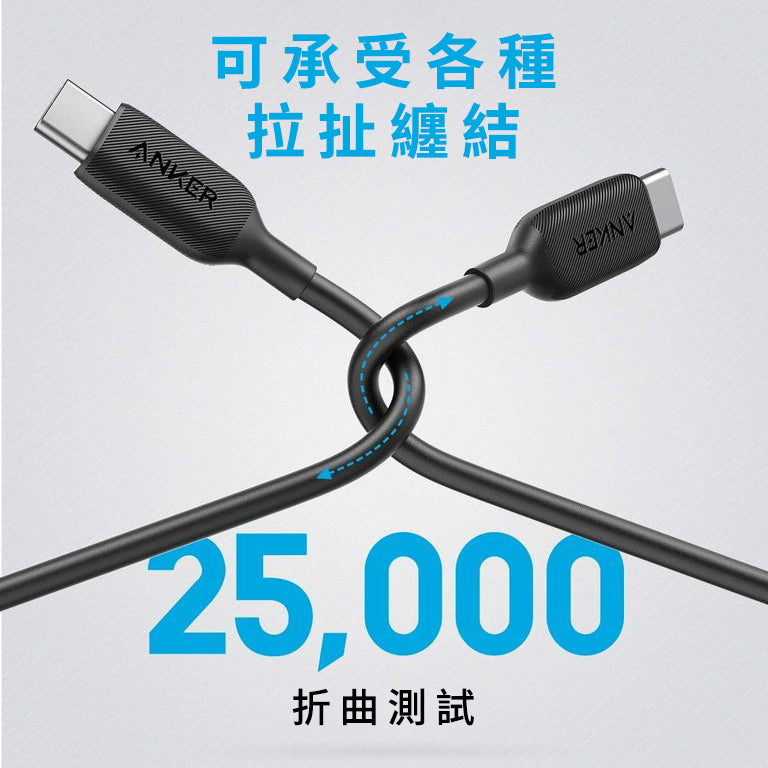 Anker PowerLine III USB-C - USB-C 充電線