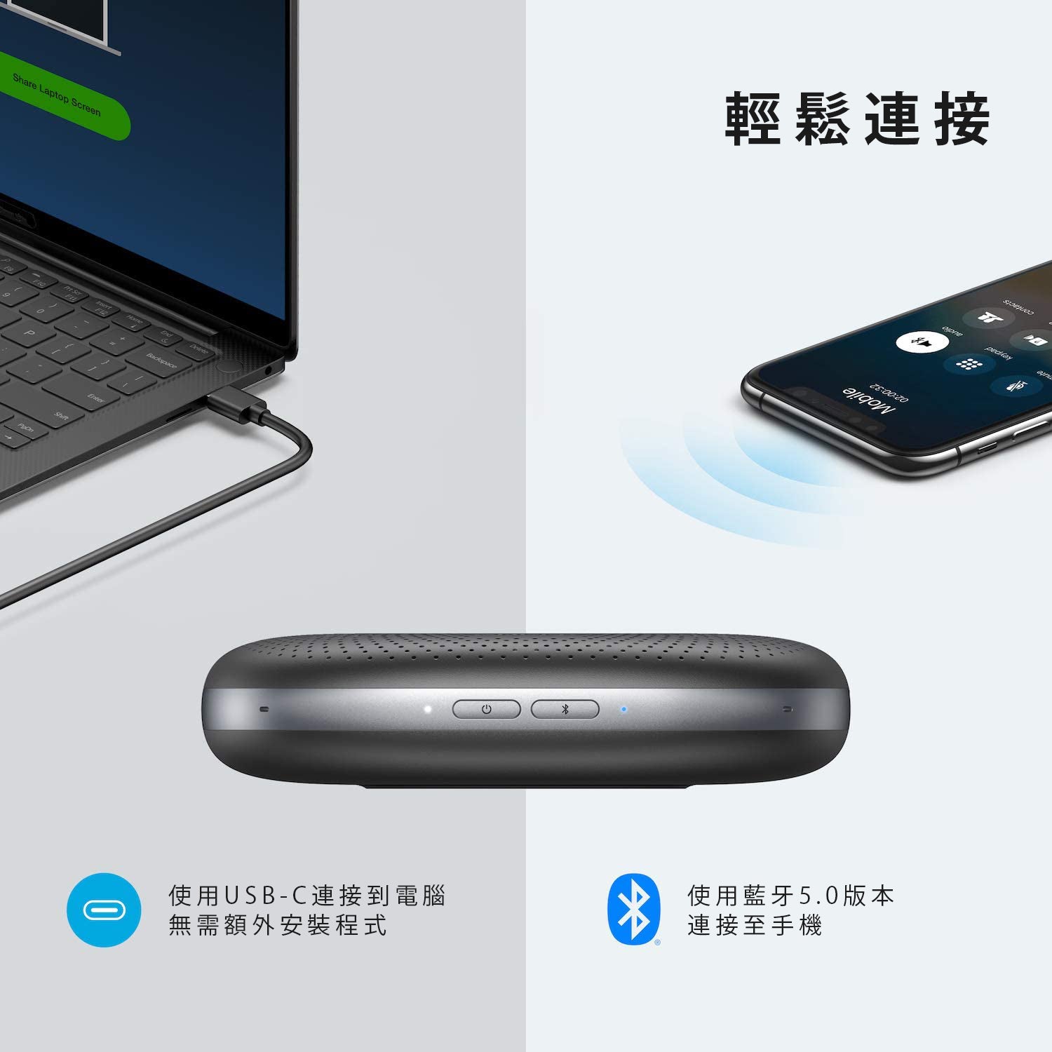 Anker PowerConf 藍牙喇叭揚聲器