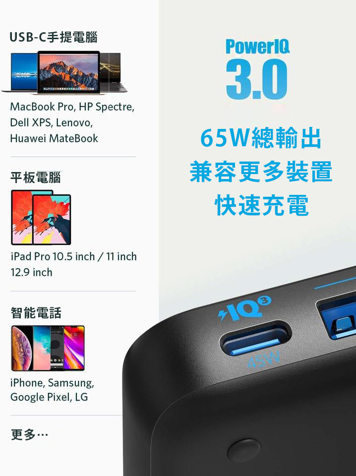 Anker Anker PowerPort Atom III Slim (Four Port) 桌上充電器– Anker