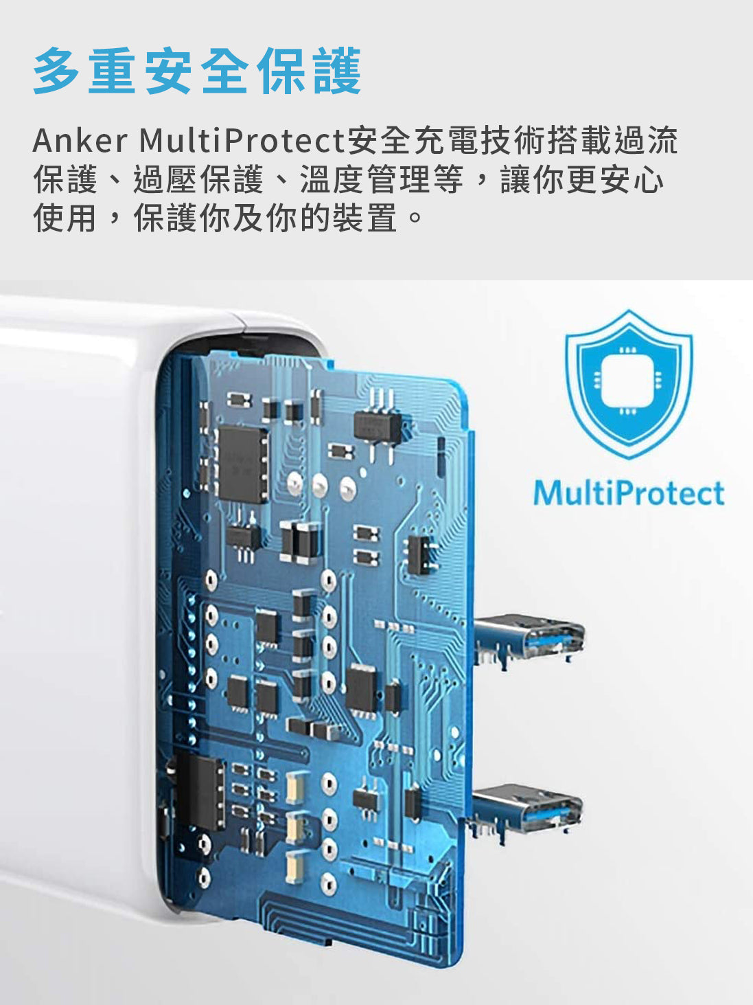 Anker PowerPort III 2-Port 60W Dual PD插牆旅行充電器