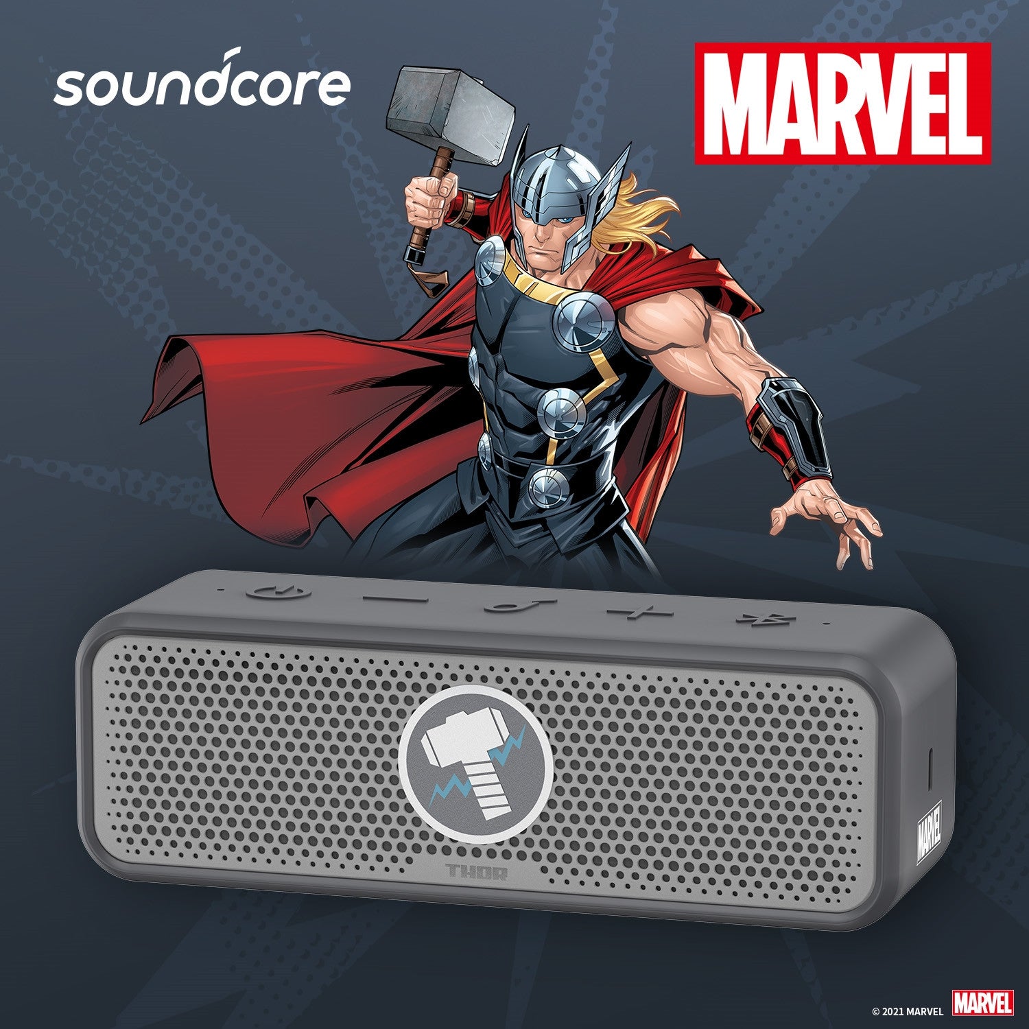 Soundcore Select 2 易攜藍牙喇叭 - Marvel特別版