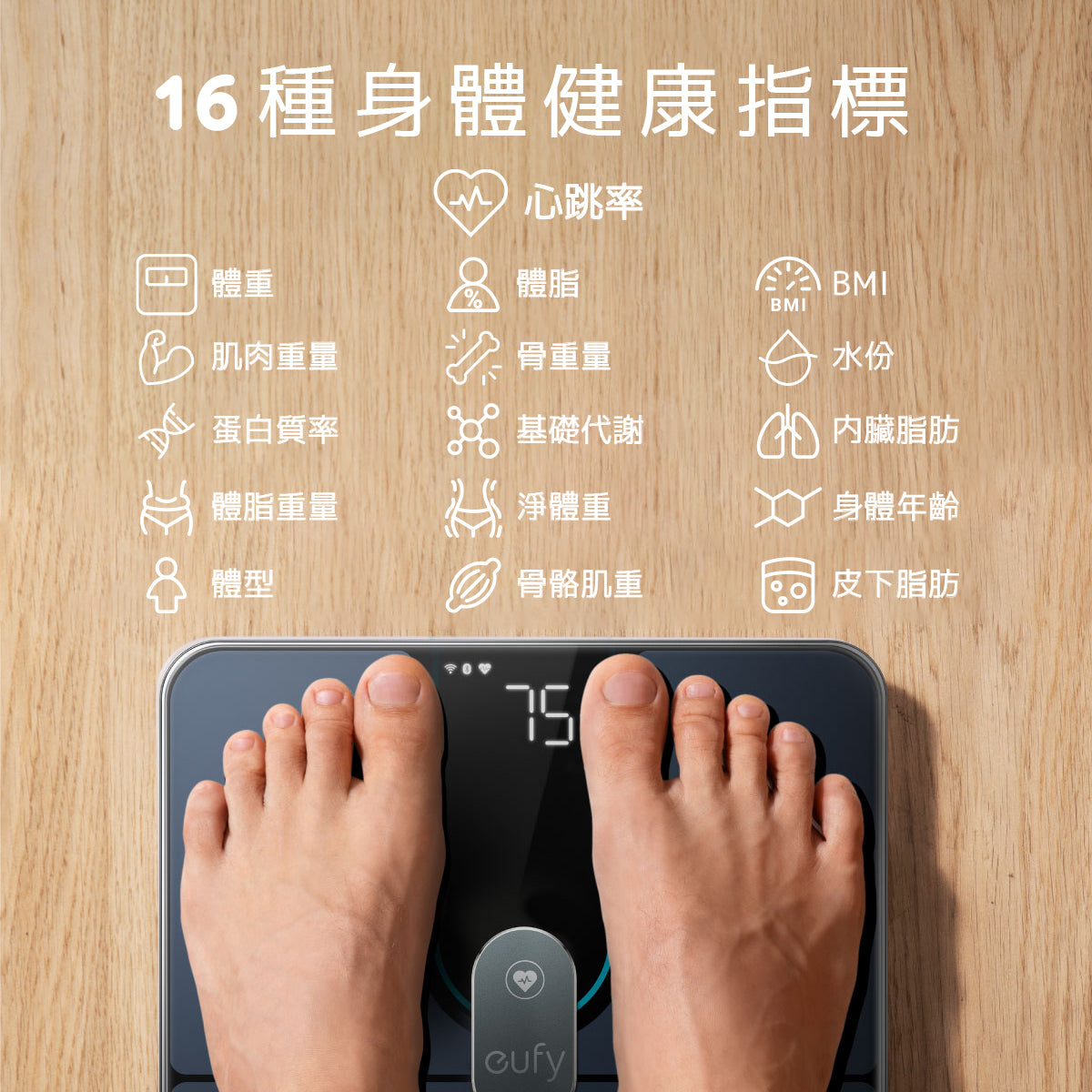 Anker Eufy Smart Scale P2 Pro ホワイト ユーフィ - 健康管理・計測計